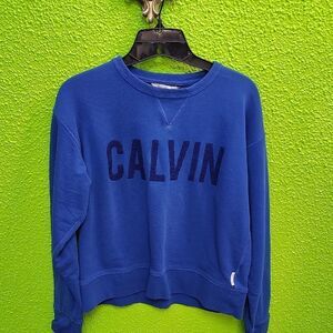 Calvin Klein Blue Crewneck Sweatshirt